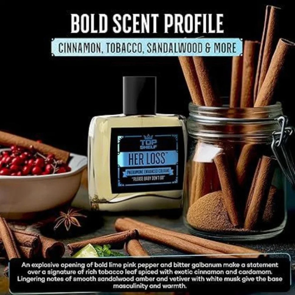 Her Loss - Pheromone Enhanced for Men | Attraction & Confidence | Men’s 100ml